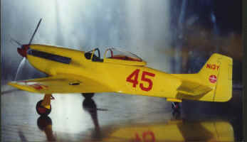 Anson Johnson 1949 Thompson Trophy racer.  ALPS printed decals. 1/48 Tamaya. (Decals not RPD.)