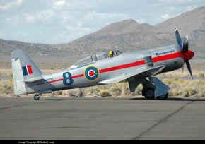 Sea Fury trainer T.20 Dreadnaught - Reno 2005 - 2nd, 448mph - Brian Sanders