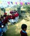 lining up