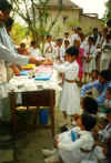 receiving prizes