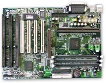 Mother board of a computer
