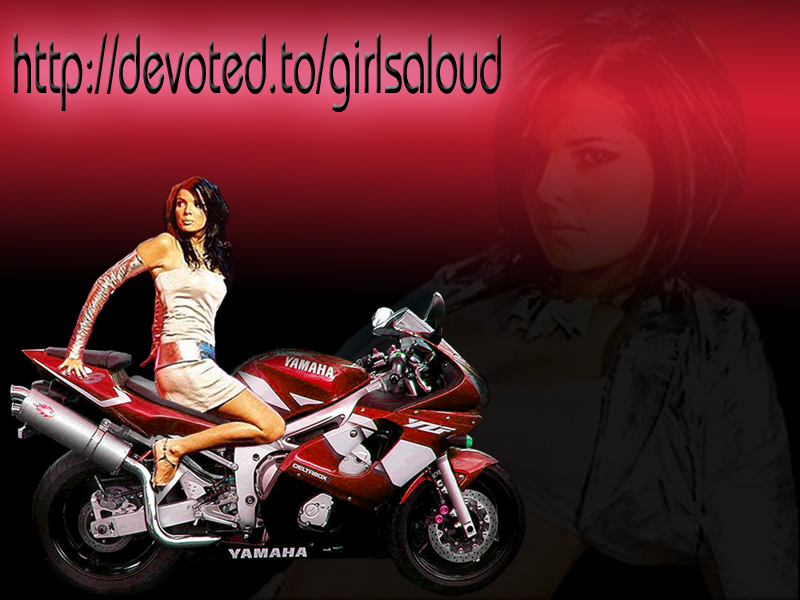 Nadine Coyle Wallpaper Girls Aloud Sexy on Bike
