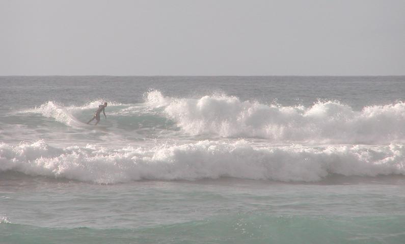 Surfer Polihale State Park