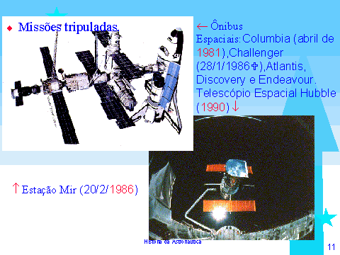 Mir & Onibus Espacial - Telesc�pio Hubble