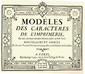 modeles des caracteres de l�imprimerie