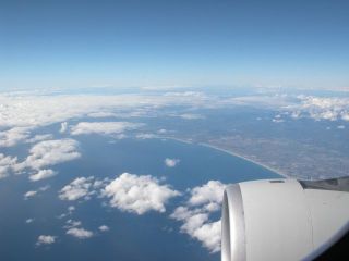 nieuw Zealand vanuit het vliegtuig