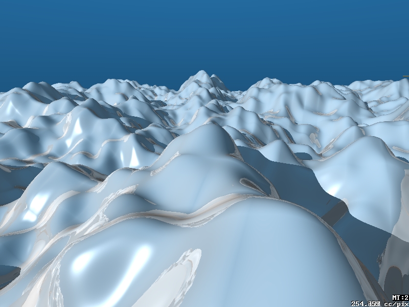Un paysage fractal