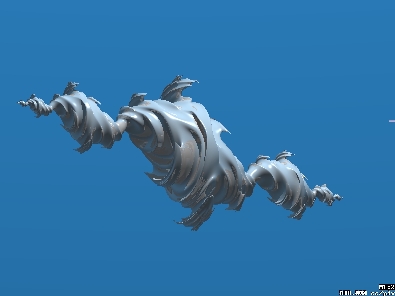 Ensemble de Julia sur les quaternions