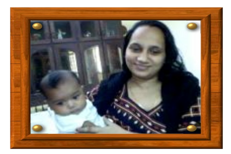 My wife Sini and My little niece Marha