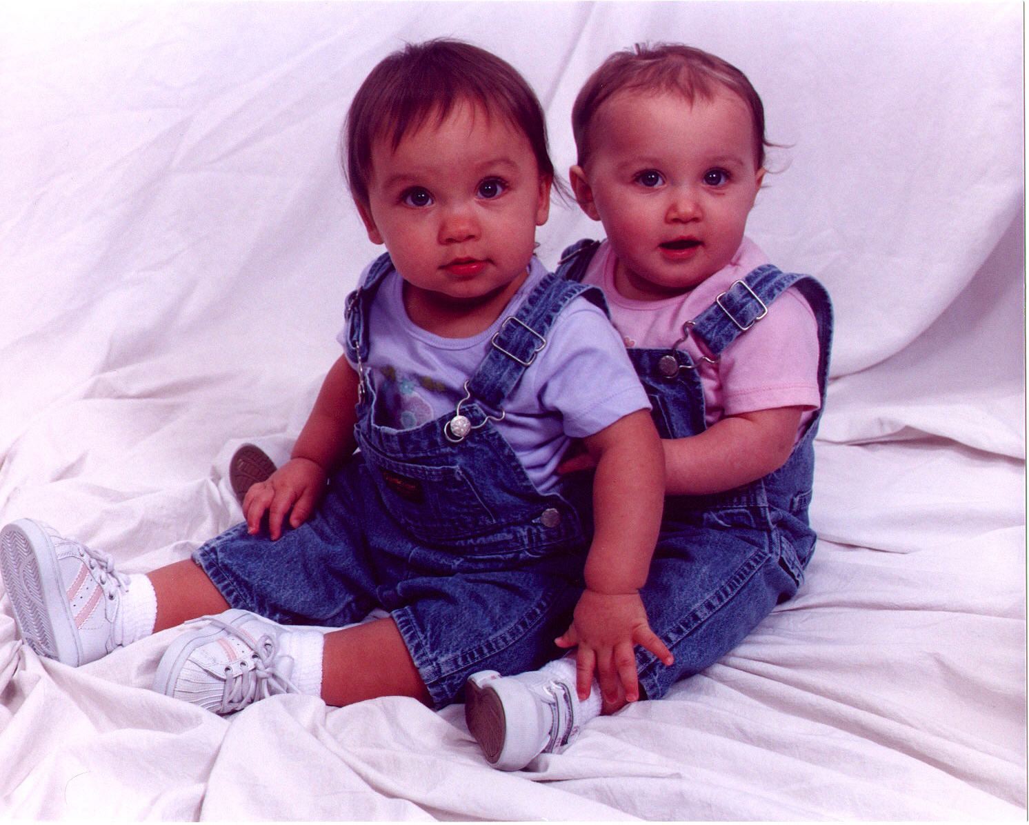 Frank's grand babies Hannah and Haley Jo
