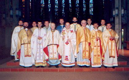 Priests with bishp 