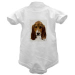 Get This Basset Hound Watercolor Creeper / Sleeper by NANCE