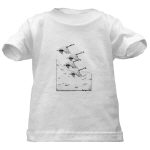 Get This Geese Pen and Ink White T-Shirt by NANCE