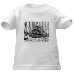 Get This Raccoon Pen and Ink White T-Shirt by NANCE
