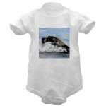 Baby Seal Watercolor Sleeper/Creeper by NANCE