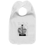 Get This Swan Pen and Ink Bib by NANCE