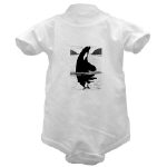Get This Killer Whale Pen and Ink Sleeper/Creeper by NANCE