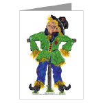 Scarecrow Watercolor Greeting Card by NANCE