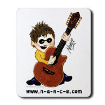 NANCE Cartoon Self-Portrait Mousepad by NANCE