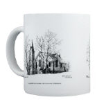 St. Andrews Presbyterian Church Stirling Ontario Canada Pen and Ink 11oz Mug by NANCE