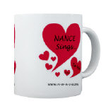 NANCE Sings To Me Live Red Heart 11oz Mug