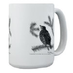 Robin Pen and Ink 15oz Mug by NANCE