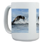 Baby Seal Watercolor 15oz Mug by NANCE
