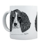 English Springer Spaniel Pen and Ink 11oz Mug by NANCE