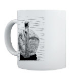 Swan Pen and Ink 11oz Mug by NANCE