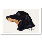 Dachshund Acrylic 11 X 17 Poster/Print by NANCE