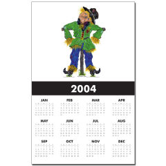 Scarecrow Watercolor Calendar Print by NANCE