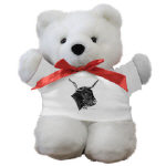 Bull Pen and Ink Teddy Bear by NANCE