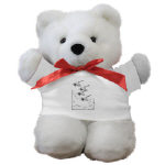 Geese Pen and Ink Teddy Bear by NANCE