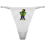 NANCEs Scarecrow watercolor on a Classic Thong