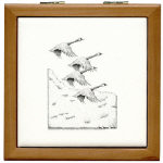 Geese Pen and Ink Tile/Coaster Box by NANCE