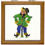Scarecrow Watercolor Tile/Coaster Box by NANCE