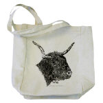 Bull Pen and Ink Tote Bag by NANCE