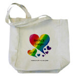 NANCE Sings To Me Live Rainbow Heart   Tote Bag