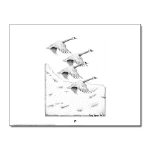 Geese Pen and Ink Cover on a wall calendar filled with NANCEs pen and ink artwork