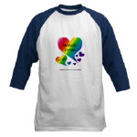 NANCE Sings To Me Live Rainbow Heart Baseball Jersey