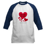 NANCE Sings To Me Live Red Heart Baseball Jersey
