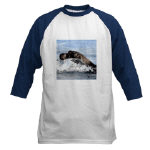 Baby Seal Watercolor Baseball Jersey by NANCE