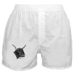 Bull Pen and Ink Boxer Shorts by NANCE