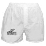 Chipmunk Pen and Ink Boxer Shorts by NANCE