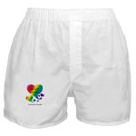 NANCE Sings To Me Live Rainbow Heart Boxer Shorts