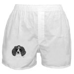 English Springer Spaniel Pen and Ink Boxer Shorts by NANCE
