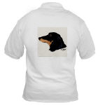 Dachshund Acrylic Golf Shirt by NANCE