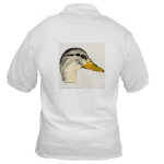 Duck Mallard Hen Watercolor Golf Shirt by NANCE