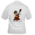 NANCE Cartoon Self-Portrait Golf Shirt by NANCE