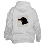 Dachshund Acrylic Hooded Sweatshirt by NANCE
